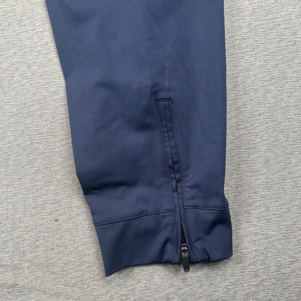 Rhone Commuter City Chino Pants Mens 31 Navy Blue Slim Tapered Ankle Zip Tech - Picture 11 of 13